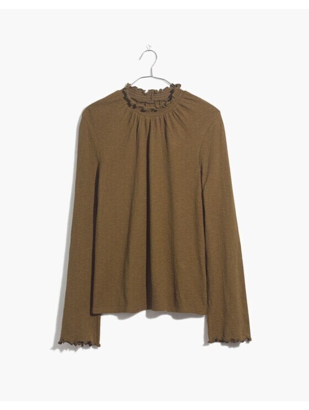 Madewell Texture & Thread Olive Mockneck